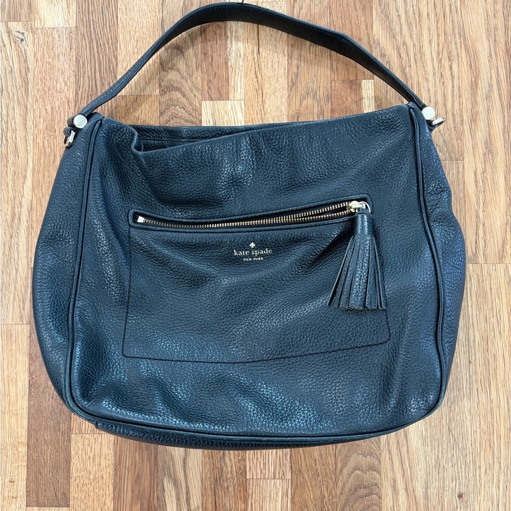 Kate Spade Midnight Black Hobo Bag